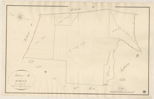 BUNO-BONNEVAUX. - Section D : Bureaux (les), 3e feuille. 