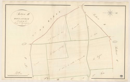 BUNO-BONNEVAUX. - Section A : Moignanville, 2e feuille. 