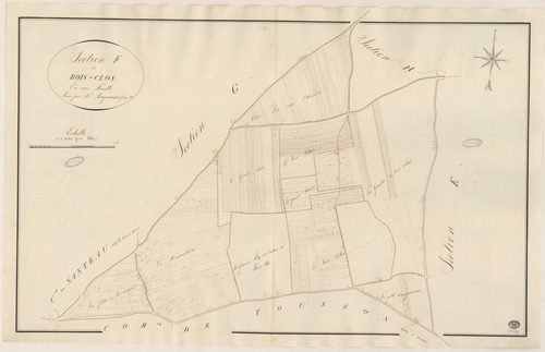 BUNO-BONNEVAUX. - Section F : Bois clos (le). 