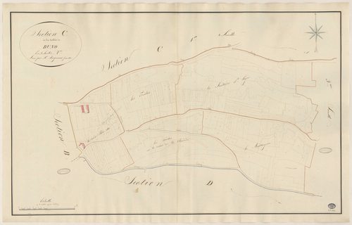 BUNO-BONNEVAUX. - Section C : Vallée de Buno, 2e feuille. 