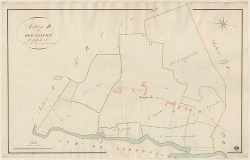 BUNO-BONNEVAUX. - Section A : Moignanville, 4e feuille. 