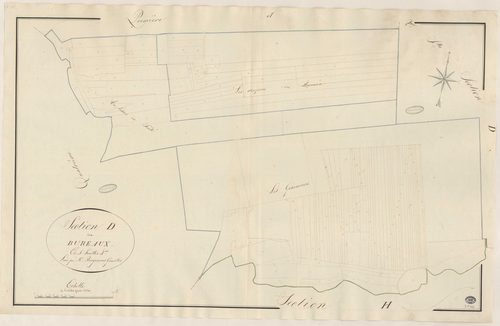BUNO-BONNEVAUX. - Section D : Bureaux (les), 4e feuille. 