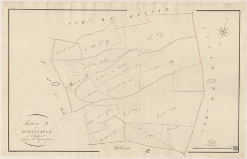 BUNO-BONNEVAUX. - Section A : Bonnevault, 2e feuille. 