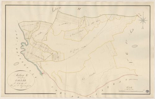 BUNO-BONNEVAUX. - Section G : Grande Vallée (la), 1ère feuille. 