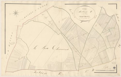 CERNY. - Section F : Butte Chaumont (la), 2e feuille. 