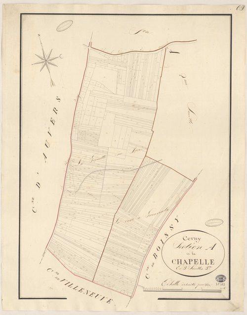 CERNY. - Section A : Chapelle (la), 3e feuille. 