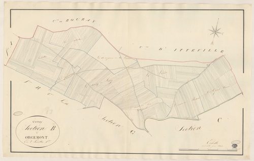 CERNY. - Section B : Orgemont, 1ère feuille. 