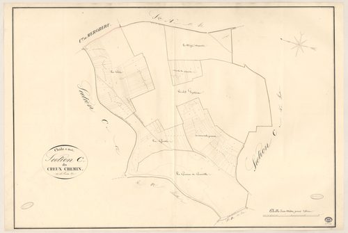 CHALO-SAINT-MARS. - Section C : Chemin creux (le), 3e feuille. 