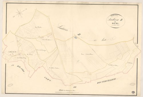 CHALO-SAINT-MARS. - Section B : Bourg (le), 2e feuille. 