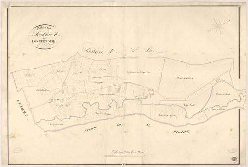 CHALO-SAINT-MARS. - Section F : Longuetoise, 3e feuille. 