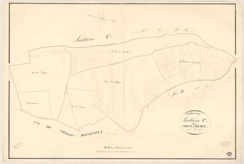 CHALO-SAINT-MARS. - Section C : Chemin creux (le), 2e feuille. 