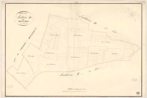 CHALO-SAINT-MARS. - Section D : Boinville, 2e feuille. 