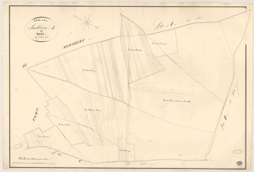 CHALO-SAINT-MARS. - Section A : Bois (le), 2e feuille. 