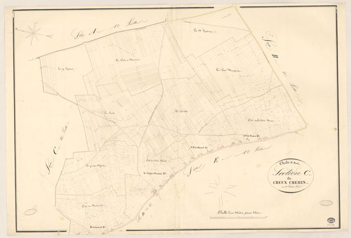 CHALO-SAINT-MARS. - Section C : Chemin creux (le), 4e feuille. 