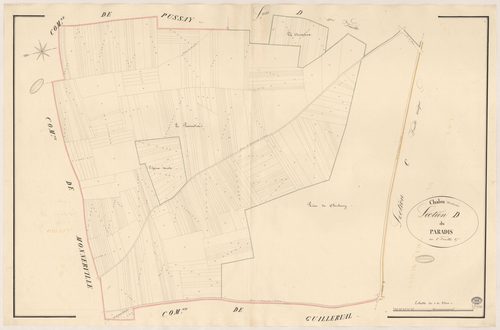 CHALOU-MOULINEUX. - Section D : Paradis (le), 2e feuille. 
