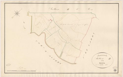 CHAMARANDE. - Section B : Bois (les), 2e feuille. 
