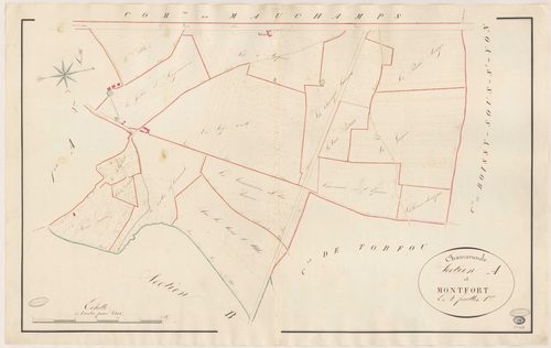 CHAMARANDE. - Section A : Montfort, 1ère feuille. 