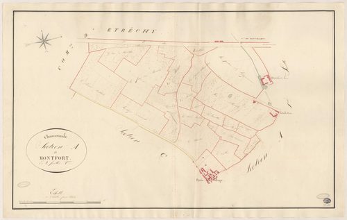 CHAMARANDE. - Section A : Montfort, 2e feuille. 