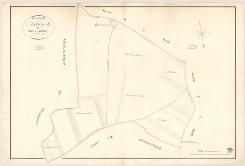 CHAMPCUEIL. - Section D : Malvoisine, 2e feuille. 