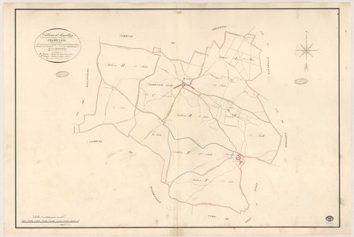 CHAMPCUEIL. - Plan d'assemblage. 