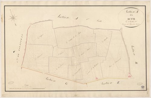 CHAMPLAN. - Section A : Butte (la), 2e feuille. 
