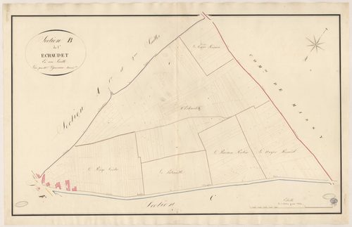 CHAMPLAN. - Section B : Echaudet (l'). 