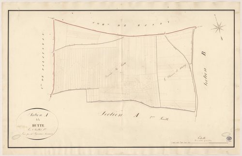 CHAMPLAN. - Section A : Butte (la), 1ère feuille. 