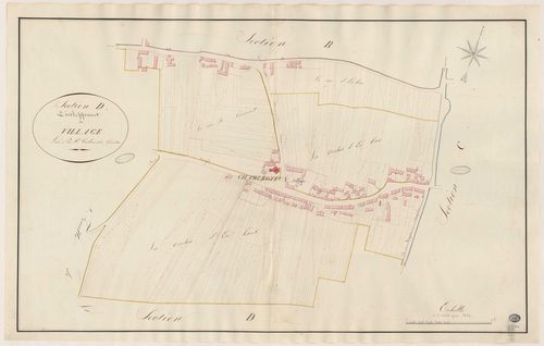 CHAMPMOTTEUX. - Section D : Village (le), 2e feuille. 