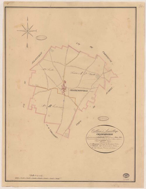 CHATIGNONVILLE. - Plan d'assemblage. 