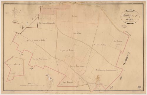 CHATIGNONVILLE. - Section A : Village (le), 2e feuille. 