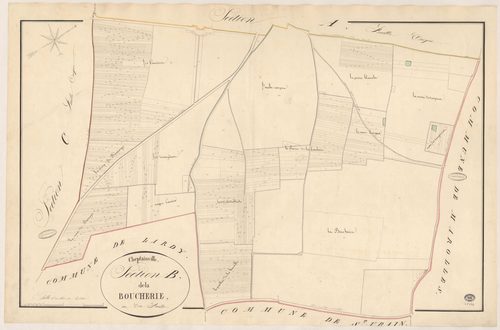 CHEPTAINVILLE. - Section B : Boucherie (la). 