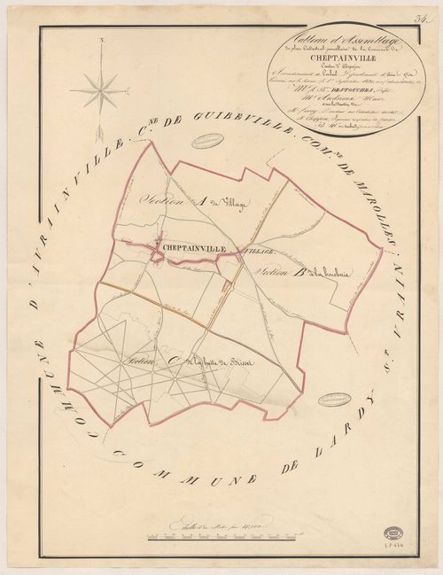 CHEPTAINVILLE. - Plan d'assemblage. 