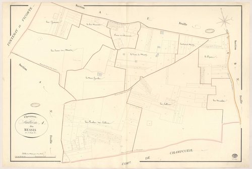 CHEVANNES. - Section A : Messis (les), 2e feuille. 