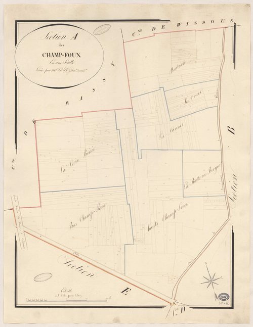 CHILLY-MAZARIN. - Section A : Champ-Foux (les). 
