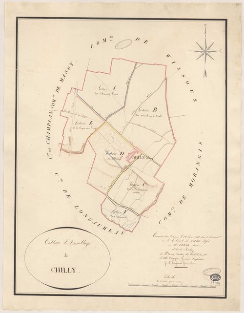 CHILLY-MAZARIN. - Plan d'assemblage. 