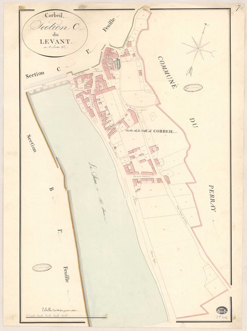 CORBEIL. - Section C : Levant, 2e feuille. 
