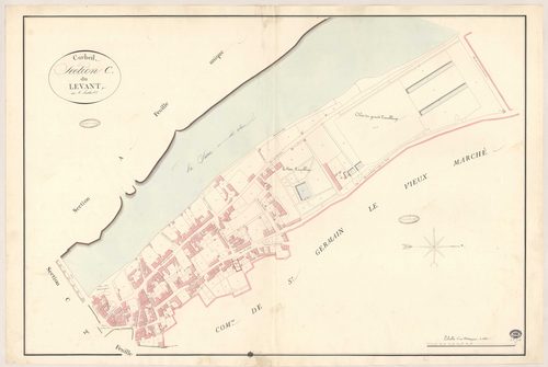 CORBEIL. - Section C : Levant, 1ère feuille. 