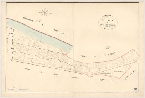 ESSONNES. - Section C : Hauts et Bas Vignons, 2e feuille. 