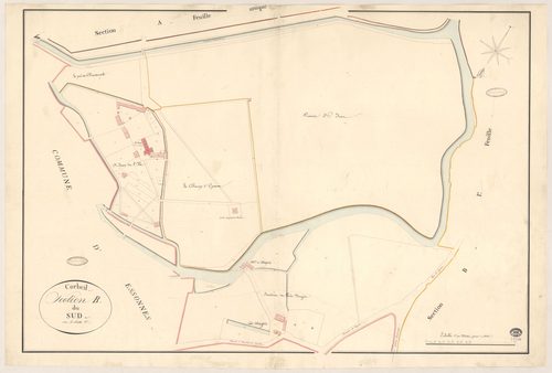 CORBEIL. - Section B : Sud, 2e feuille. 