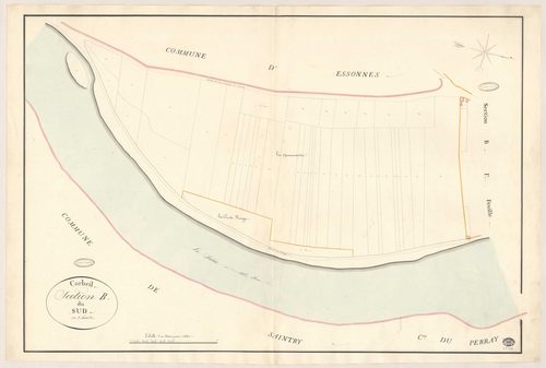 CORBEIL. - Section B : Sud, 3e feuille. 