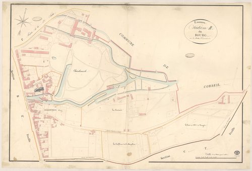 ESSONNES. - Section B : Bourg (le), 2e feuille. 