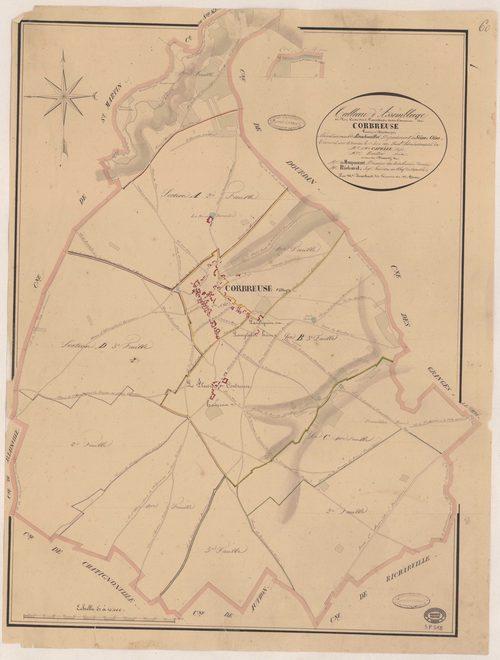 CORBREUSE. - Plan d'assemblage. 