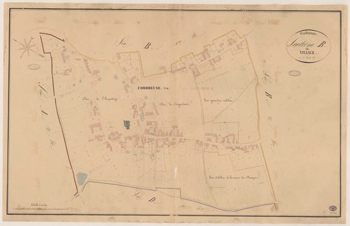 CORBREUSE. - Section B : Village (le), 2e feuille. 