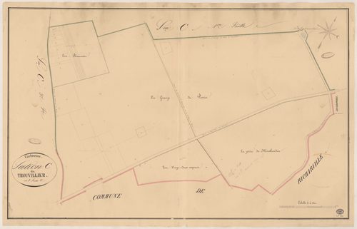CORBREUSE. - Section C : Trouvillier (le), 2e feuille. 