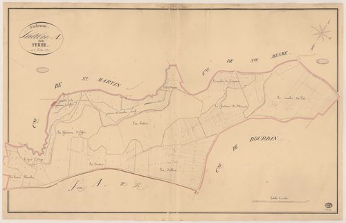 CORBREUSE. - Section A : Ferme Durand (la), 1ère feuille. 