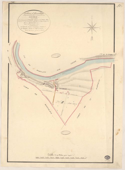 COUDRAY (LE). - Plan d'assemblage. 