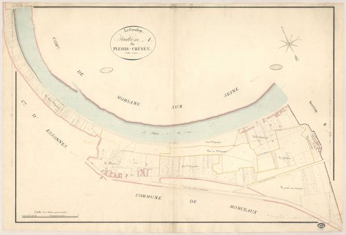 COUDRAY (LE). - Section A : Plessis-Chênet (le). 
