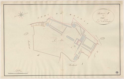 COURANCES. - Section F : Parc (le). 