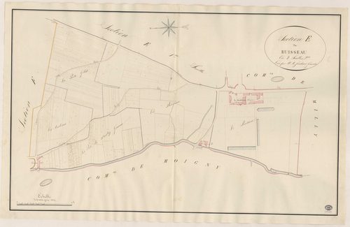 COURANCES. - Section E : Ruisseau (le), 2e feuille. 