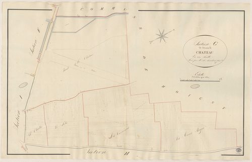 COURANCES. - Section G : devant le Château. 